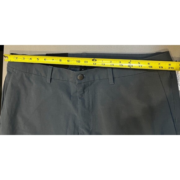 NWT Lululemon NEW ABC Slim-Fit Trouser 40 X 32” Cotton VersaTwill Gray Blue Mens - Picture 12 of 14
